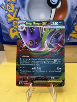 Pokemon TCG: Mega Gengar ex #056/094 Me02: Phantasmal Flames -NM - Image 1