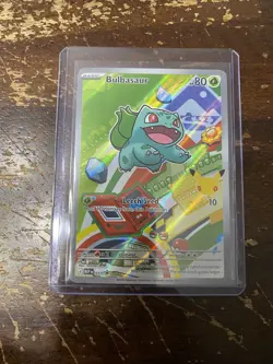 Bulbasaur MEP 037 First Partner Illustration Rare Black Star Promo Pokemon HTF - Image 1