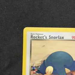 Pokemon TCG Rocket's Snorlax Gym Heroes 33/132 Rare Basic HP90 Attack 20 2000 - Image 2