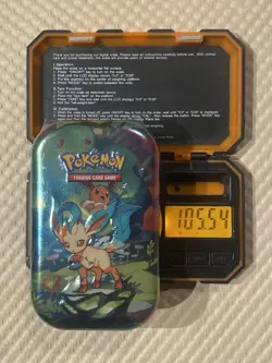 105.54g EXTRA HEAVY! Pokemon Prismatic Evolutions Mini Tin - Possible GOD PACKU - Image 1