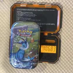 106.83 EXTRA HEAVY! Pokemon Prismatic Evolutions Mini Tin - Possible GOD PACKU - Image 1