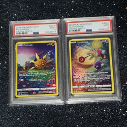 Set of 2 Pokemon PSA 9 s Lunatone & Solrock GG11 & GG15 Crown Zenith 2023 EN - Image 5