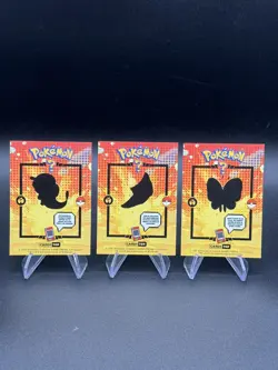 Caterpie Metapod Butterfree Pokemon Attack Cards Top 2025 Peru US Seller - Image 2