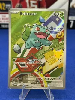 Pokemon Bulbasaur MEP #037 30th Anniversary First Partner Illustration Rare - Image 1