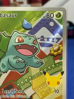 Pokemon Bulbasaur MEP #037 30th Anniversary First Partner Illustration Rare - Image 3