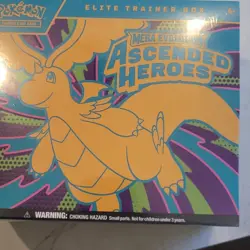 Pokemon TCG Mega Evolution Ascended Heroes Elite Trainer Box Dragonite Box - Image 1