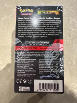 Pokemon Mega Evolution Sealed Half Booster Box (18 Packs) - NEW AND SEALED - Image 3