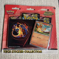 Pokemon Ascended Heroes Tech Sticker Collection / Charmander- Sealed - Image 1