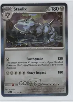 Steelix Pokemon Scarlet & Violet Paradox Rift PAR #125 - Image 1
