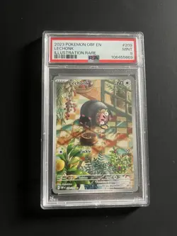 2023 Pokemon Obsidian Flames Lechonk Illustration Rare 209/197 Psa 9 Mint - Image 1