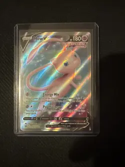 Mew V Full Art 250/264 Ultra Rare Fusion Strike Pokemon TCG Near Mint - Mint - Image 1