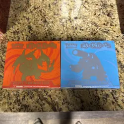 POKEMON TCG XY EVOLUTIONS ELITE TRAINER ETB CHARIZARD BLASTOISE SET LOT OF 2 - Image 1