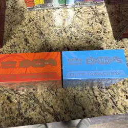 POKEMON TCG XY EVOLUTIONS ELITE TRAINER ETB CHARIZARD BLASTOISE SET LOT OF 2 - Image 2