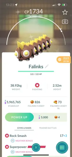 Pokemon Go Shiny Falinks ( Reduced) - Image 1
