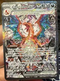 Charizard 223/197 Sv: Pokemon Obsidian Flames SIR Special Illustration Rare - Image 1