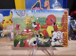 1999 Vintage Pocket Monsters Vending Prism - Charmander, Krabby, Picnic #13 - Image 2