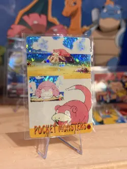 1999 Vintage Pocket Monsters Vending Prism - Slowpoke (Tail) Classic Scene #49 - Image 2
