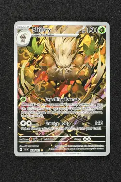 Shiftry 163/162 Sv05 Pokemon TCG Temporal Forces Full Art Secret Art NM-Mint - Image 1
