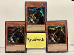 x3 Armageddon Knight Ultra Rare 3x RA03-EN002 NM 1st Edition Yu-Gi-Oh! - Image 1