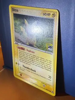 Pokemon Delta Species Ditto (Pikachu) Comic Con Promo Card 63/113 - Vintage Rare - Image 3