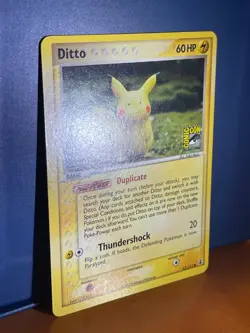 Pokemon Delta Species Ditto (Pikachu) Comic Con Promo Card 63/113 - Vintage Rare - Image 4