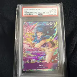 2025 One Piece AIN #002 PSA 10 Gem Mint Premium Card Coll Vol.3 | Rare - Image 1
