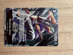 Bandai One Piece Roronoa Zoro Character Card OP15-094 (PROMO PACK) FULL ART - Image 1