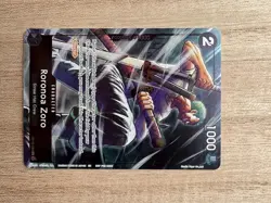 Bandai One Piece Roronoa Zoro Character Card OP15-094 (PROMO PACK) FULL ART - Image 2