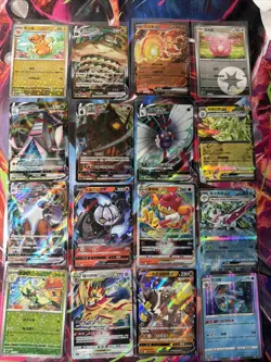 Pokemon 16 Card Lot nm V Max Mega Amazing Ex HOLO Rare Hits Only C3 - Image 1
