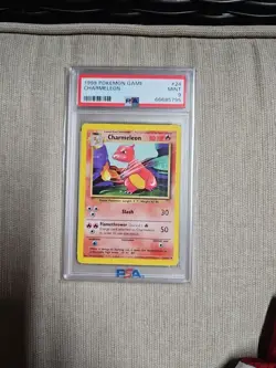 PSA 9 Charmeleon 024/102 Pokemon Card Base Set Regular WOTC Uncommon MINT - Image 1