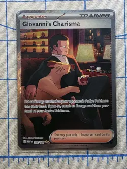 Pokemon 151 Giovanni's Charisma SAR 207/165 English Card - Image 1