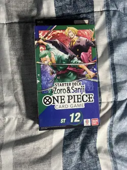 ONE PIECE CARD GAME - ZORO AND SANJI - ST12 STARTER DECK ENGLISH NEW SEALED - Image 1