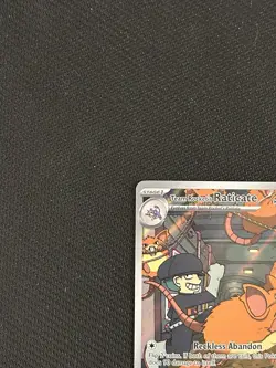 Pokemon TCG Team Rockets Raticate Card 202/182 Destined Rivals - Image 3
