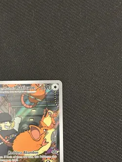 Pokemon TCG Team Rockets Raticate Card 202/182 Destined Rivals - Image 4