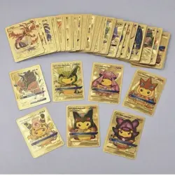 Golden Pokemon Cards – 55 New Cards. - Image 1