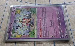 Mr. Mime Reverse Holo 122/165 Scarlet & Violet 151 Pokemon Card - Image 5