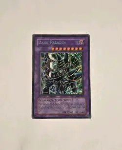 Yugioh Dark Paladin DMG-001 Secret Rare Limited Edition Damaged - Image 1