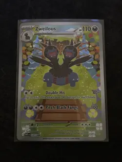 Pokemon TCG Zweilous Illustration White Flare Card 147/086 - Image 1