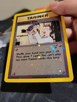 Pokemon TCG Professor Elm 3/9 Best of Game Reverse Holo 2002 HP - Image 3