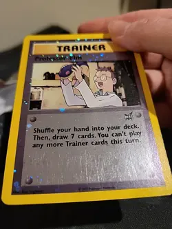 Pokemon TCG Professor Elm 3/9 Best of Game Reverse Holo 2002 HP - Image 4