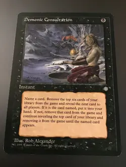 MTG Ice Age Demonic Consultation LP - Image 1