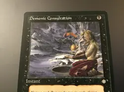 MTG Ice Age Demonic Consultation LP - Image 2