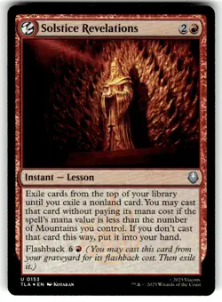 FOIL - Solstice Revelations - Avatar: The Last Airbender - MTG - Image 1