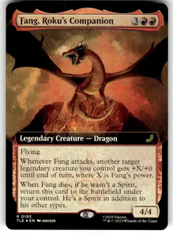 FOIL - Fang, Roku's Companion (Extended Art) - Avatar: Eternal-Legal - MTG - Image 1