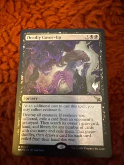 Deadly Cover-Up Foil Promo Pack: Murders at Karlov Manor Mtg - Image 1