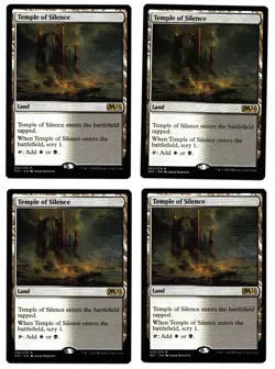 Magic the Gathering Cards (x4): Temple of Silence M21 Core Set Playset Rare! NM - Image 1