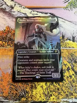 MTG Thalia, Heretic Cathar (Borderless) - 300 / English / Near Mint - Image 5