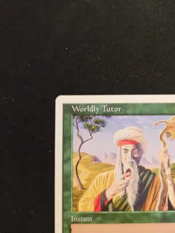 Worldly Tutor Sixth Edition MtG Magic HP - Image 3