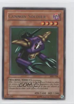 Cannon Soldier (R) Unlimited YuGiOh Metal aiders #MRD-106 2002 READ - Image 1