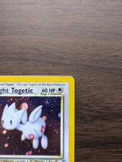 Pokemon TCG Light Togetic Neo Destiny 15/105 Unlimited Holo Rare Card HP - Image 3
